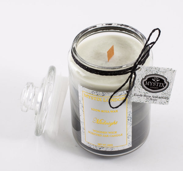 Wooden Wick Candle Midnight