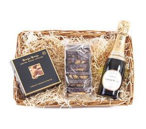 Champagne Hamper with Laurent Perrier Champagne (Gluten Free) Deluxe