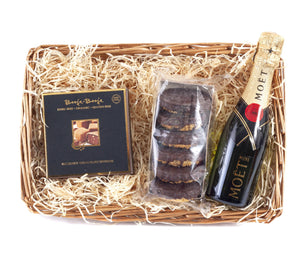 Champagne Hamper with Moet & Chandon Champagne (Gluten Free) Deluxe