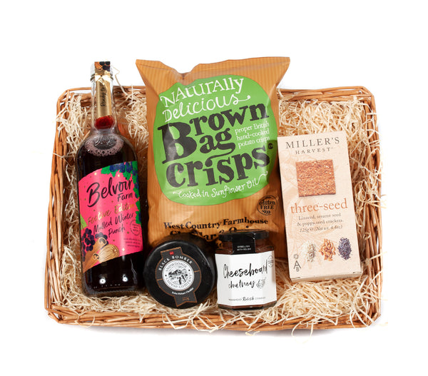 Festive Cheese Feast Hamper (Alcohol Free) Deluxe